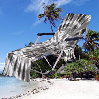 Kaklaraištis Dažų Pluošto Smėlis-smėlio Holiday Beach Lounge Kėdės Rankšluostį Padengti kaitintis po Mate, Mat Vasarą, Kietas Miegoti Patogus Sandėliavimas ir Kišenės Maišelį