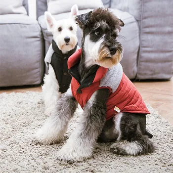 Vėjo ir šalčio, šunų drabužiai, šiltas šuo, paltai ir striukės dideliems šunims Kalėdų drabužius žiemos drabužius šunims