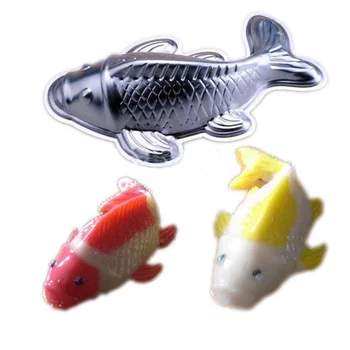 Newcomdigi 3D Žuvies Formos Bakeware Aliuminio Minkštas Pyragas Kepimo Forma ir Kepimo Priemones[4]