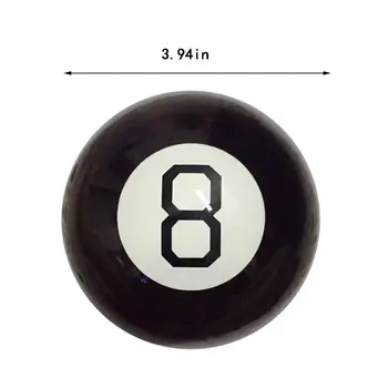 Juodas 8 Prognozuoti, Magic Ball Šalies Prop Dovana Vaikams Įdomus Nešiojamų dulkių pavidalo Žaislas