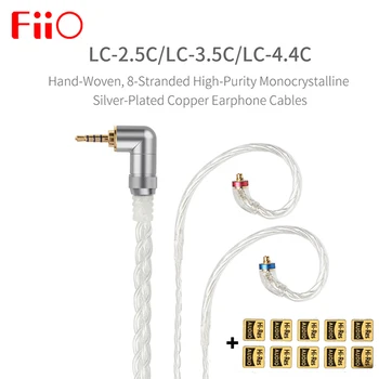FiiO LC-2.5 C/3.5 C/4.4 C Rankomis Austi MMCX Subalansuotos ausinės pakeitimo laidas 2,5 mm 3,5 mm 4.4 cm, plug Shure/Westone/JVC/FiiO
