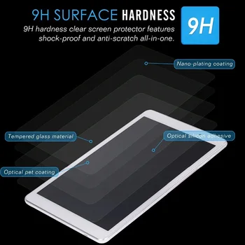 9H Grūdintas Stiklas Huawei M2 Lite 10.1 colių FDR-A01W FDR-A03L Tablet Ekrano apsaugos Huawei T2 Pro 10 Apsauginės Plėvelės
