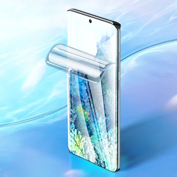 3Pcs Hidrogelio Kino Screen Protector For Samsung Galaxy S10 S20 S21 Ultra S8 S9 Plus S7 S6 Krašto Screen Protector 20 Pastaba 8 9 10