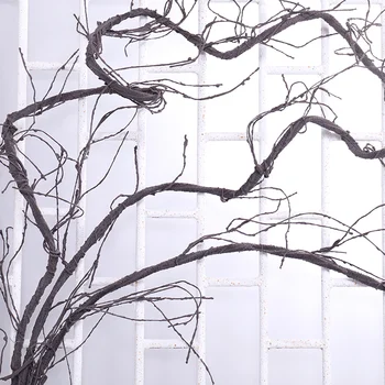 300cm netikras, Dirbtinis medis Augalai Nekilnojamojo touch filialai liana Sienos Kabo Rotango Plastiko lanksti gėlių plotai Vestuvių Dekoravimas