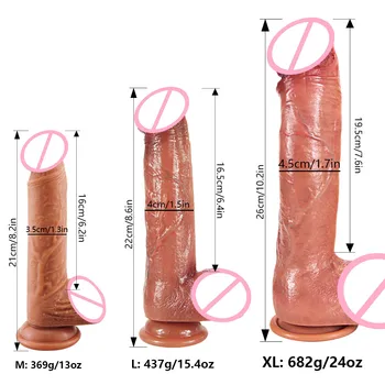 Oda atrodo Realistiškas Penis Strap-on Minkštas Didžiulis Dildo Masturbator Makšties Stimuliatorius Big Dick siurbtukas Sekso Žaislai Moterims