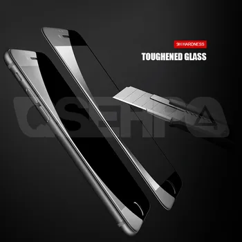 999D Grūdintas Stiklas ant iPhone 7 8 6 6S Plius Screen Protector, iPhone 11 Pro XS Max X XR 5 5S SE 2020 Apsauginis Stiklas