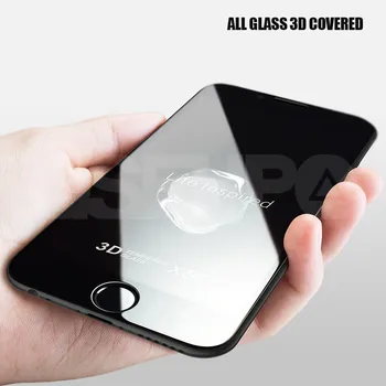 999D Grūdintas Stiklas ant iPhone 7 8 6 6S Plius Screen Protector, iPhone 11 Pro XS Max X XR 5 5S SE 2020 Apsauginis Stiklas