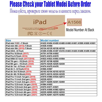 Sunkiųjų Vaikai Šarvai Silikono Atveju iPad 10.2 Air4 10.9 Pro 11 Mini 5 4 TPU + PC Lašas Įrodymas Padengti +Screen Protector