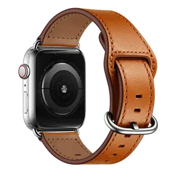 Odinis dirželis Apple žiūrėti serijos 6 SE 44mm 40mm reguliuojamas apyrankės smartwatch correa iWatch 5 4 3 band 42mm 38mm apyrankė