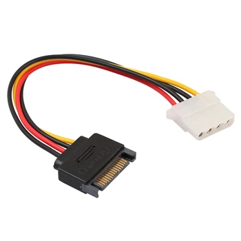 PCe stove 8 colių SATA 15-pin male su Molex 4-pin moterų maitinimo kabelis tinka maitinimo Bitcoin mining korteles