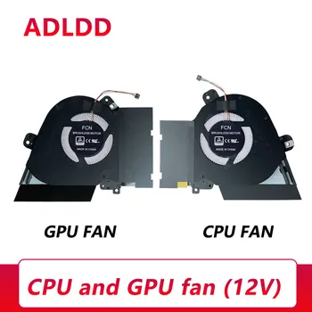 Laptop CPU GPU Aušinimo Ventiliatoriaus aušintuvas radaitor už ASUS ROG Zephyrus M15 GU502LWS 13NR02X0T02011 13NR02X0T01011 DC12V 1A 4PIN