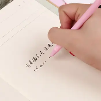 Kūrybos raštinės reikmenys mergina širdies cute kačių gelio rašiklis 0,5 MM pen studentų rašymo įrankis Raštinės reikmenys Biuro Mokykliniai Reikmenys Reklaminiai Gif