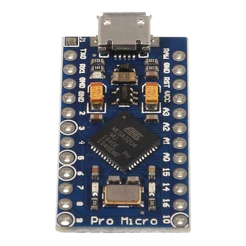 Pro Mikro ATmega32U4 5V/16MHz Modulis Lenta su 2 Eilės pin Header už arduino Leonardo Pakeisti ATmega328 Mini Pro