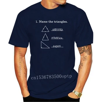 Crazy Dog Tshirts Mens Pavadinimas Trikampių Juokinga Matematikos T Shirts Sarkazmas Naujovė aš Myliu Matematika Tee Vaikinai Divertente Uomo