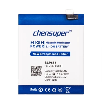 Chensuper 5000mAh BLP685 Baterijas ONEPLUS 6T vieną plius 7 Baterija +Dovana įrankiai +lipdukai