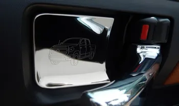 Automobilio Salono Durų rankena dubenėlį, padengti trim Automobilių Stilius Tinka TOYOTA TUNDRA 2008-2020 Nerūdijančio