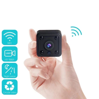 MC61 Mini Wifi Kamera, Belaidžio Namų Saugumo Naktinio Matymo 1080P Cam Mycam App Nuotolinio Monitorius Su Mic Su Garso Gyvų Pašarams