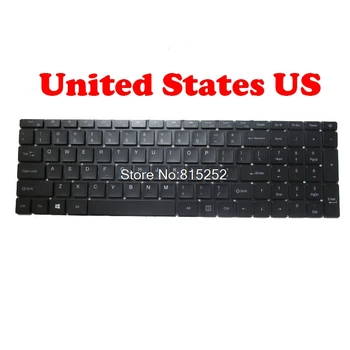 Nešiojamas Klaviatūros ZiJinXia 15.6 UITRABOOK YXT-NB93-94 MB3661001 Be Rėmo Nauja Juoda Amerikos valstijose JAV Su Apšvietimu