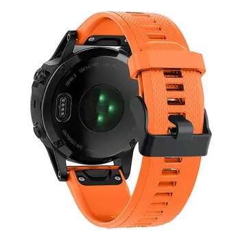 26 22MM Silikonas, Quick Release Watchband Dirželis Garmin Fenix 6X 6 6S Pro smartwatch Easyfit Juosta Wriststrap Fenix 5X 5 5S 3HR