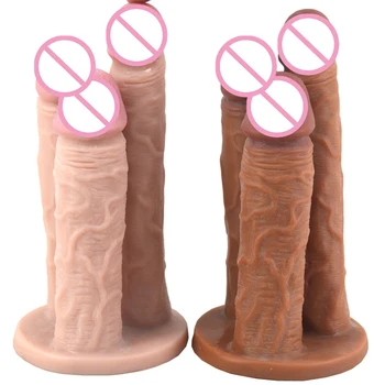 Tikroviškas Dildo 3 Vadovai Sekso Žaislų Pora Didžiulis Užpakalis Vyrų Varpos Analinis Kaištis Unikalios Dildo Masažas Makšties Erotinis Sekso Produktai