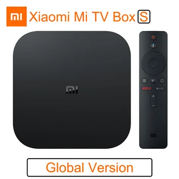 Originalus Pasaulinė Versija Xiaomi Mi TV Box S 4K Smart TV Box 