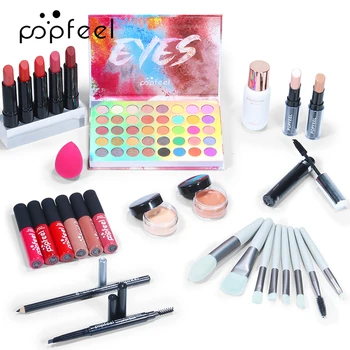 POPFEEL 29Pcs makiažo Kosmetikos All-in-One Nustatyti Multi-Purpose Grožio Rinkinys su Dovanų Maišelis -KIT003F