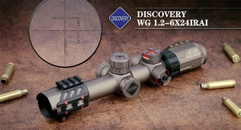 2021 Naujas Atradimas Kompaktiškas taikymo Sritis WG 1.2-6X24 IRAI Medžioklės Riflescope 30mm Vamzdis Taktinis Teleskopas Lauko Šaudymo Akyse