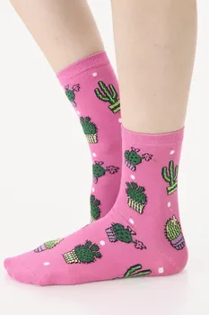 3 poros iš turkijos aukštos kokybės medvilnės laimingas kojinės vyras Vyrų vasara daug pack didmeninė socs dizaino rožinis žalias kaktusas augalų žolė