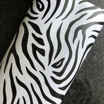 (Zebra tekstūros) lipni, Su klijais Apmušalai atsparus Vandeniui tapetų Siena Lipdukas 