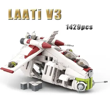 SS-37069 blokai kosmoso karo respublikos sraigtasparnio surinkimas plytų star erdvėlaivis modelio rinkinys dovanų star veiksmų karai vaiko žaislas
