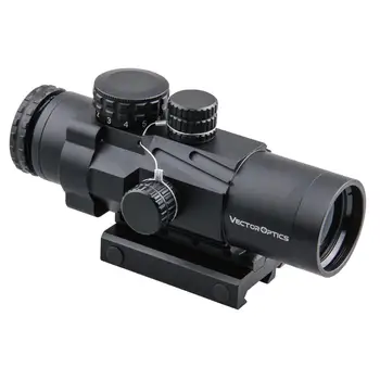 Vektoriaus Optika Calypos 3x32 SFP Prizmę Taktinis AR15 Šautuvas taikymo Sritis 1/2 ŽŪM Riflescope 11 lygių Raudonas Apšvietimas BDC