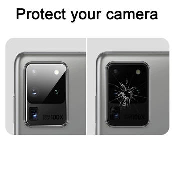 3 Vnt Kameros Apsauginį Stiklą Samsung Galaxy A32 A52 A72 A12 A21S A51 A02S A31 A41 A71 M51 M31 M31S S20 FE Plius 20 Pastaba Filmas