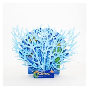 Dirbtinį Koralų Ornamentu Povandeninį Jūros Augalai, Dekoracijos, Amatų Dervos Akvariumo Augalų, Koralų, Žuvų Bakas Papuošalai - Rožinė Mėlyna