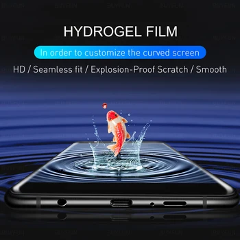 Matinis TPU Hidrogelio Filmas Xiaomi 10 pastaba 10t 11 lite ultra 9t cc9 pro 