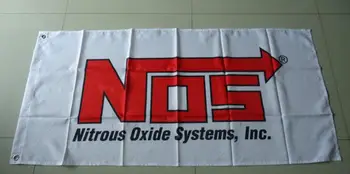 NUO vėliavos, Azoto Suboksido Sistema, reklama,90X150CM dydis, polyster