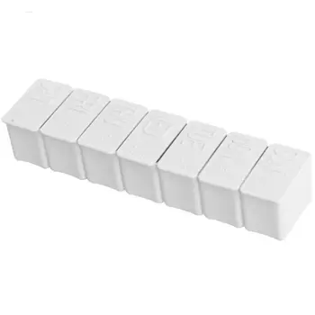 7 Dienas Vieną Savaitę Mažų Medicinos Tabletes Atveju Tablečių Narkotikų Box Mini Konteineris Balionėlis Nepriklausomų Grotelės Plastiko Tablečių Laikymo Atveju
