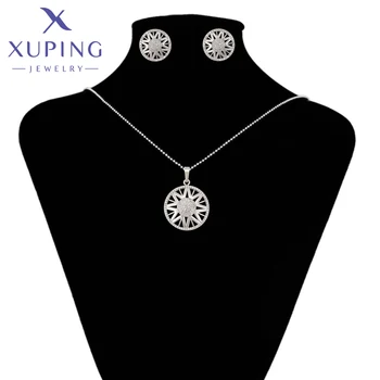 Xuping Papuošalų Mados Žvaigždė Europos Stiliaus Auskarai, Karoliai Mergina Moterys Šalis Dovanų Rinkinys