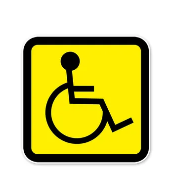 Dėmesio Saugumo Pasirašyti Negalios Neįgaliesiems Atspindintis Automobilių Lipdukai Bamperis Langą Nešiojamas prekinis, galinis Stiklo Priedai KK