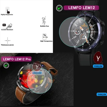 Filmas LEMFO LEM12 Smart Žiūrėti Screen Protector, PET Plėvelė LEMFO LEM 12 pro Sprogimų Anti-shock Aišku, HD Filmas