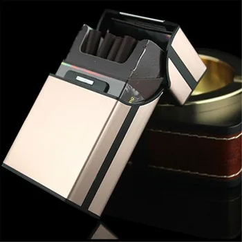 Aliuminio Metalo 20 Cigarečių Atveju Žiebtuvėliai Geriausias Draugas, Magnetinė sklendė, Tabako Dėžutė