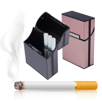 Aliuminio Metalo 20 Cigarečių Atveju Žiebtuvėliai Geriausias Draugas, Magnetinė sklendė, Tabako Dėžutė