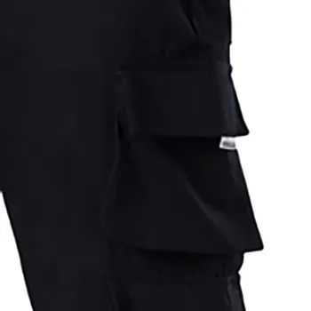 Asmenybės Japonijos Atsitiktinis Hip-hop Tiesios Kelnės Prarasti Hip-hop Multi-bag darbo drabužiai Hareno Kelnes Kojos Raištelį Antblauzdžiai Vyrų#G30