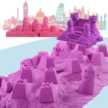 500g Dinaminis Žaisti Smėlio Žaislai Magija Molio Lipdiniai Spalvos Minkštas Gleives Vietos Smėlio Prekių Žaisti Smėlio Modelis Įrankiai Antistress Žaislai