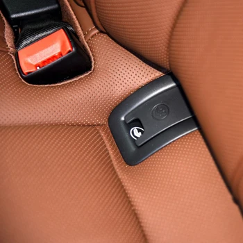 Tiksliai Galinės Sėdynės ISOFIX Padengti Nešiojamų Vaiko Tvirtinimo angos Dangtelį Auto Užtrauktuku Reikmenys Audi A6 2013-2018 m.