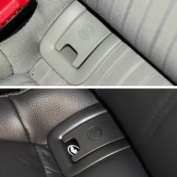 Tiksliai Galinės Sėdynės ISOFIX Padengti Nešiojamų Vaiko Tvirtinimo angos Dangtelį Auto Užtrauktuku Reikmenys Audi A6 2013-2018 m.