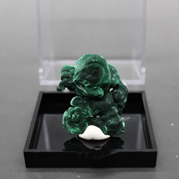 Natūralus, gražus malachito mineralinių pavyzdys krištolo Akmenys ir kristalai crystal Healing Nemokamas pristatymas dėžutės dydis 5.2 cm