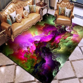 3D spalvinga debesų kilimas kambarį miegamojo grindų kilimėlis violetinė dideli pledai, vaikų kambarys salonas namuose kiliminė danga, virtuvėje tapete užsakymą