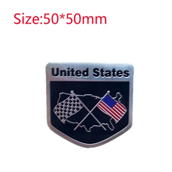 JAV Vėliava Jungtinės amerikos valstijos Plonas Aliuminio Etiketės, Emblemos 