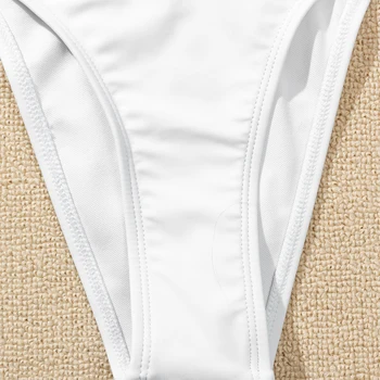 Peachtan Apynasrio bikini komplektas Trikampis swimsuit moterys Pearl moterų maudymosi kostiumėliai, Aukštos sumažinti maudymosi kostiumą, Trikampis, 2 vnt. rinkinys, Elegantiškas