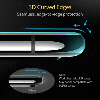 ESR už 11 iPhone Screen Protector, Grūdintas Stiklas iPhone 12 Pro Mini XS Max XR X SE 2020 m. 8 Pilnas draudimas Ekrano Apsauginės Plėvelės